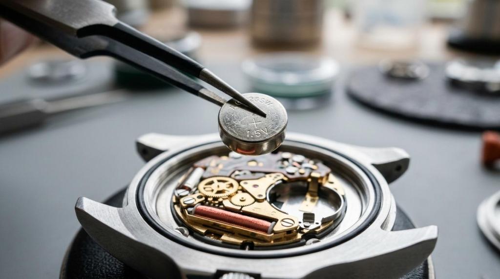 Urma: Reparation af Hugo Boss ur med hurtigt batteriskift