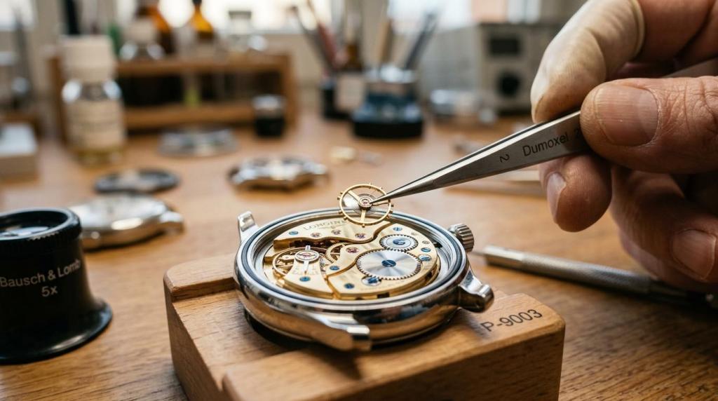 Urma: Reparation af Longines ur
