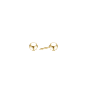 14KT ØRESTIK 6MM KUGLE
