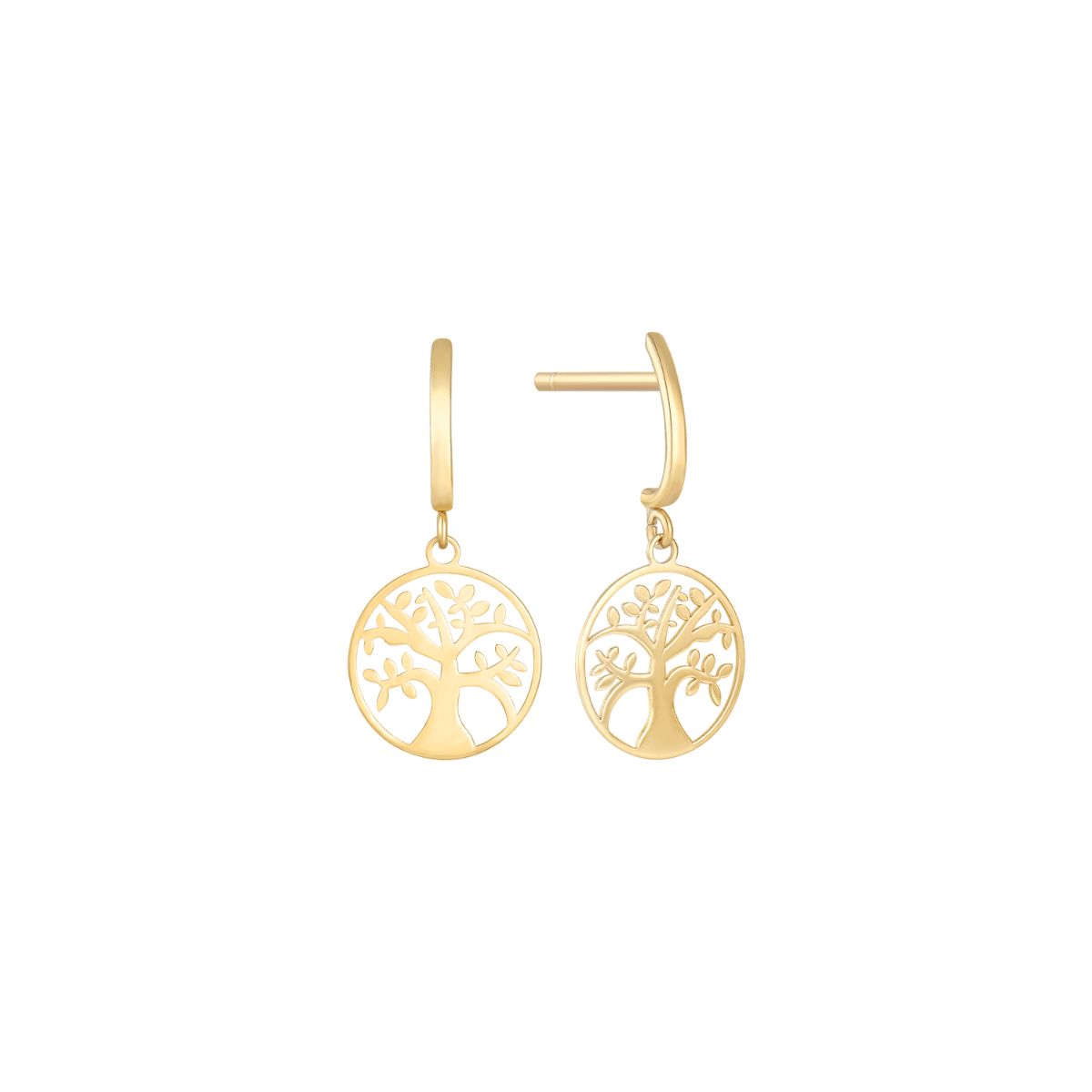 8 kt. Guld creoler 63117668 - Urma.dk