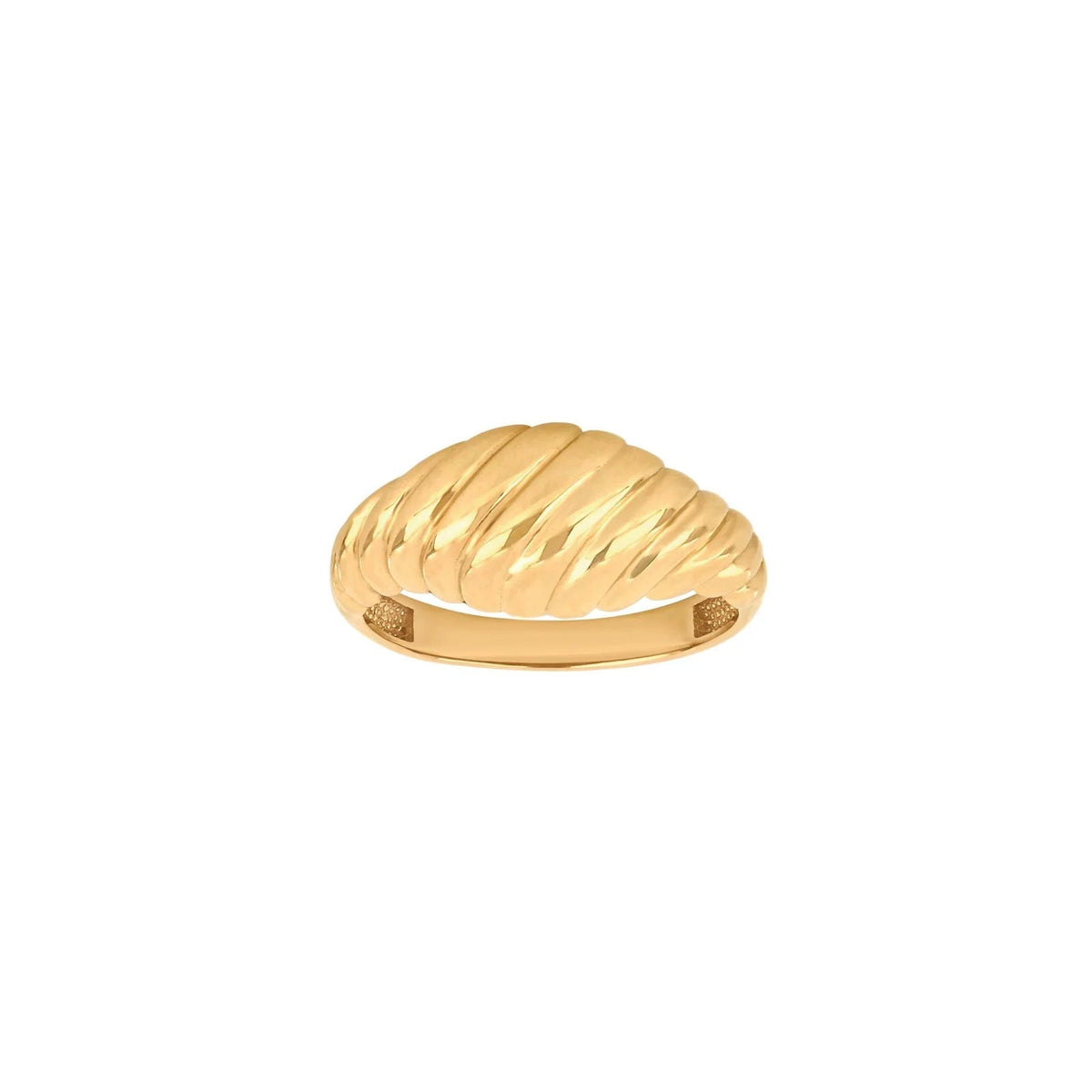 8kt. guldring snoet - Urma.dk