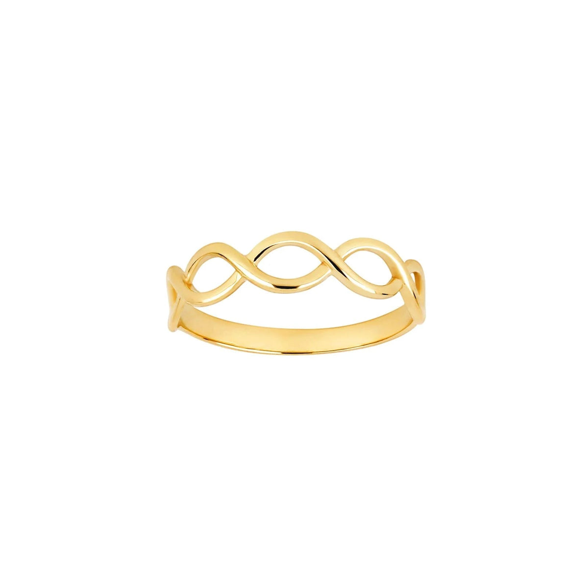 8kt. guldring uendelighed - Urma.dk