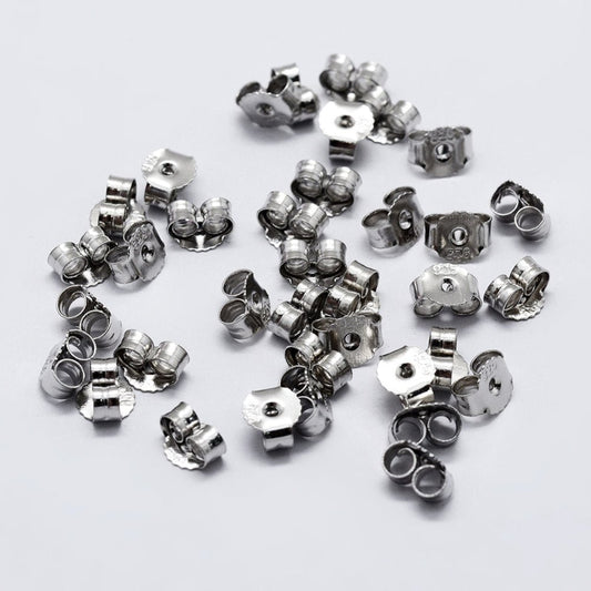 Bagmekanik sterling sølv 6x3 mm - Urma.dk