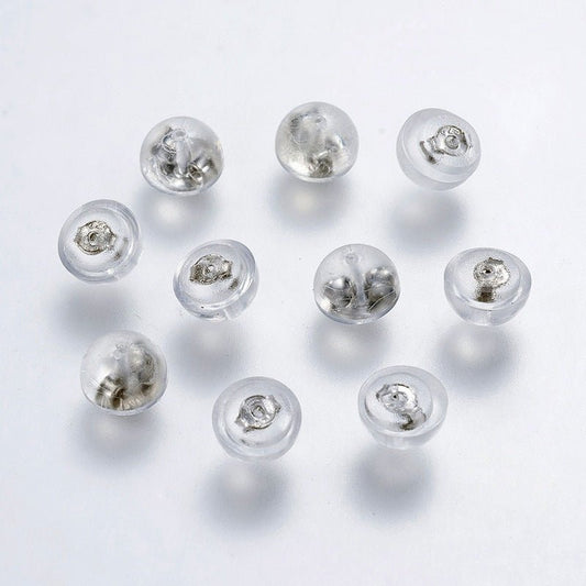 Bagmekanik sterling sølv i plastik 5,5x4 mm - Urma.dk