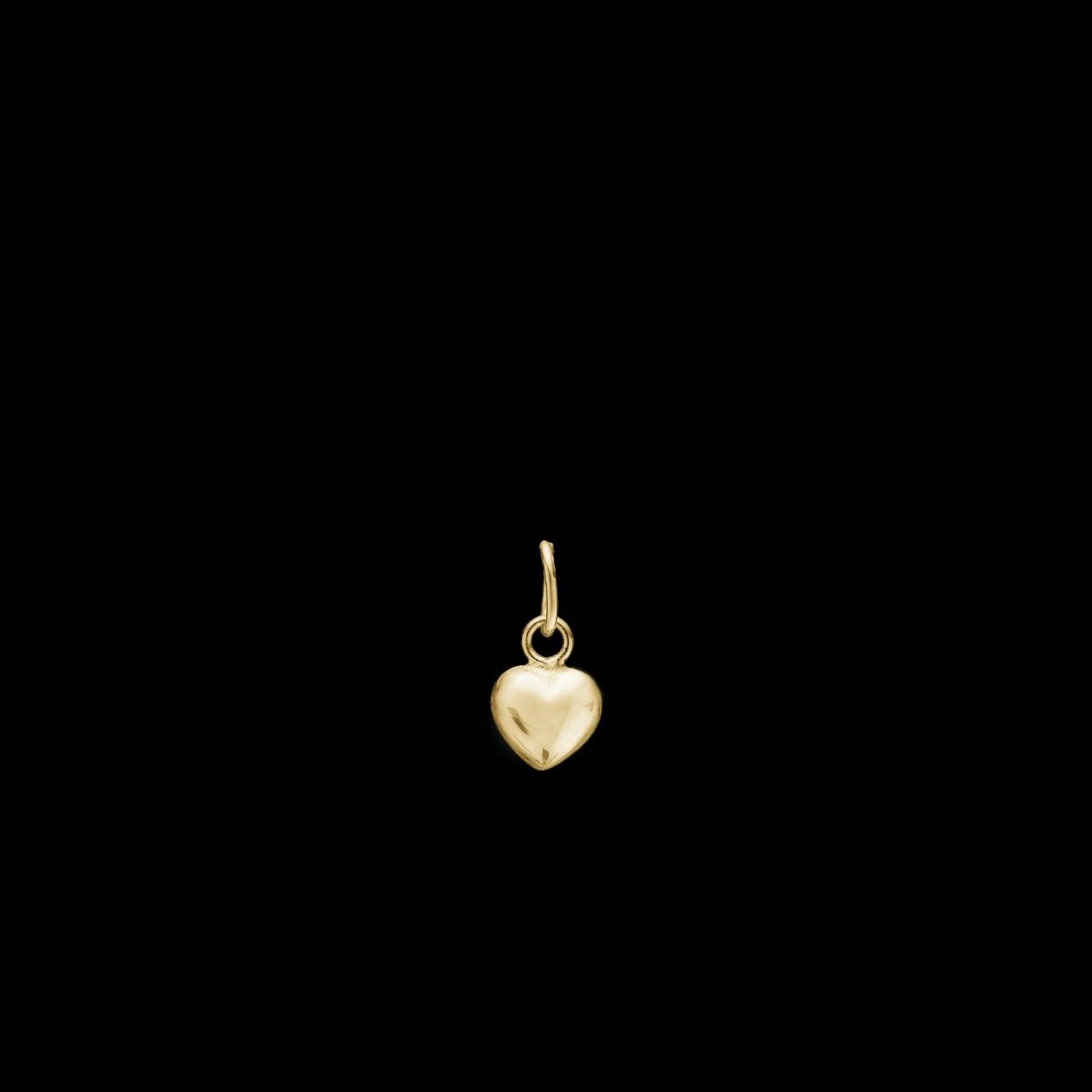 Hjerte vedhæng, 8 karat, charm 6,5 x 6 mm - Urma.dk