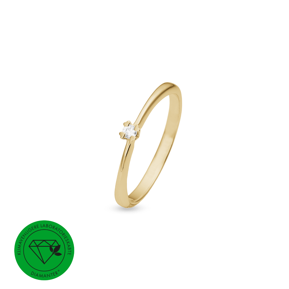 MARY Ring 8K LG DIAM 0,03CT W/VS - Urma.dk