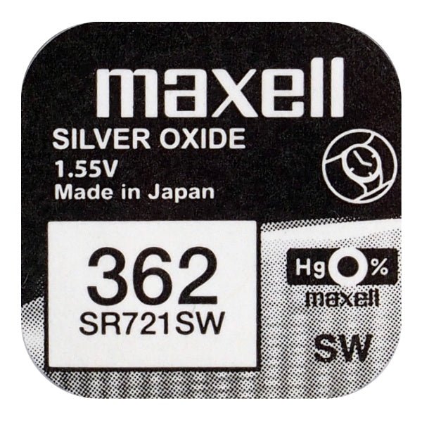 Maxell 362 / SR1130SW 1,55V - Urma.dk