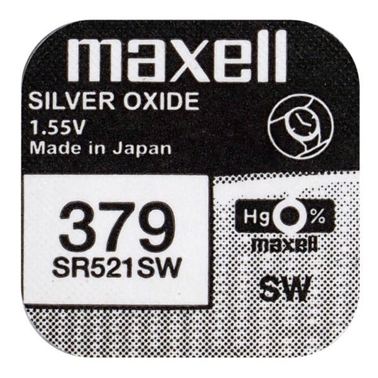 Maxell 379 / SR521SW 1,55V - Urma.dk