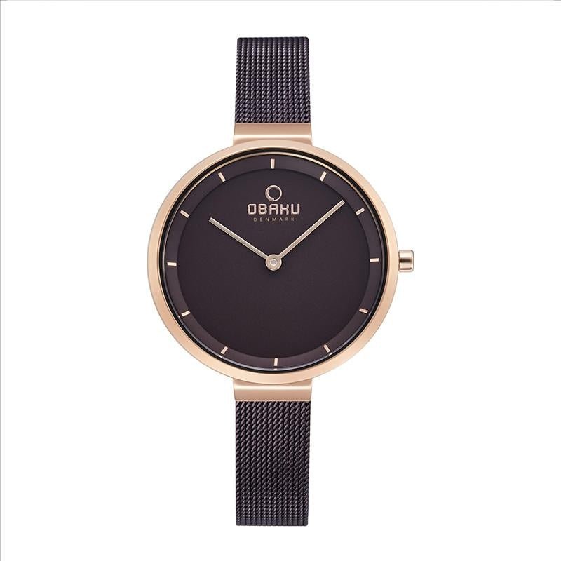 OBAKU - BLOMME WALNUT DAMEUR - Urma.dk