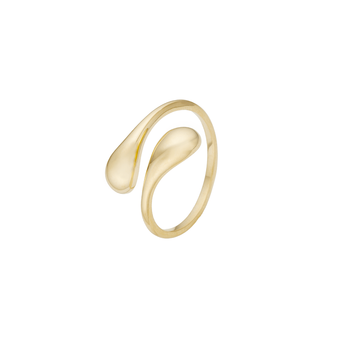 Ring, 8kt, Dråber - Urma.dk