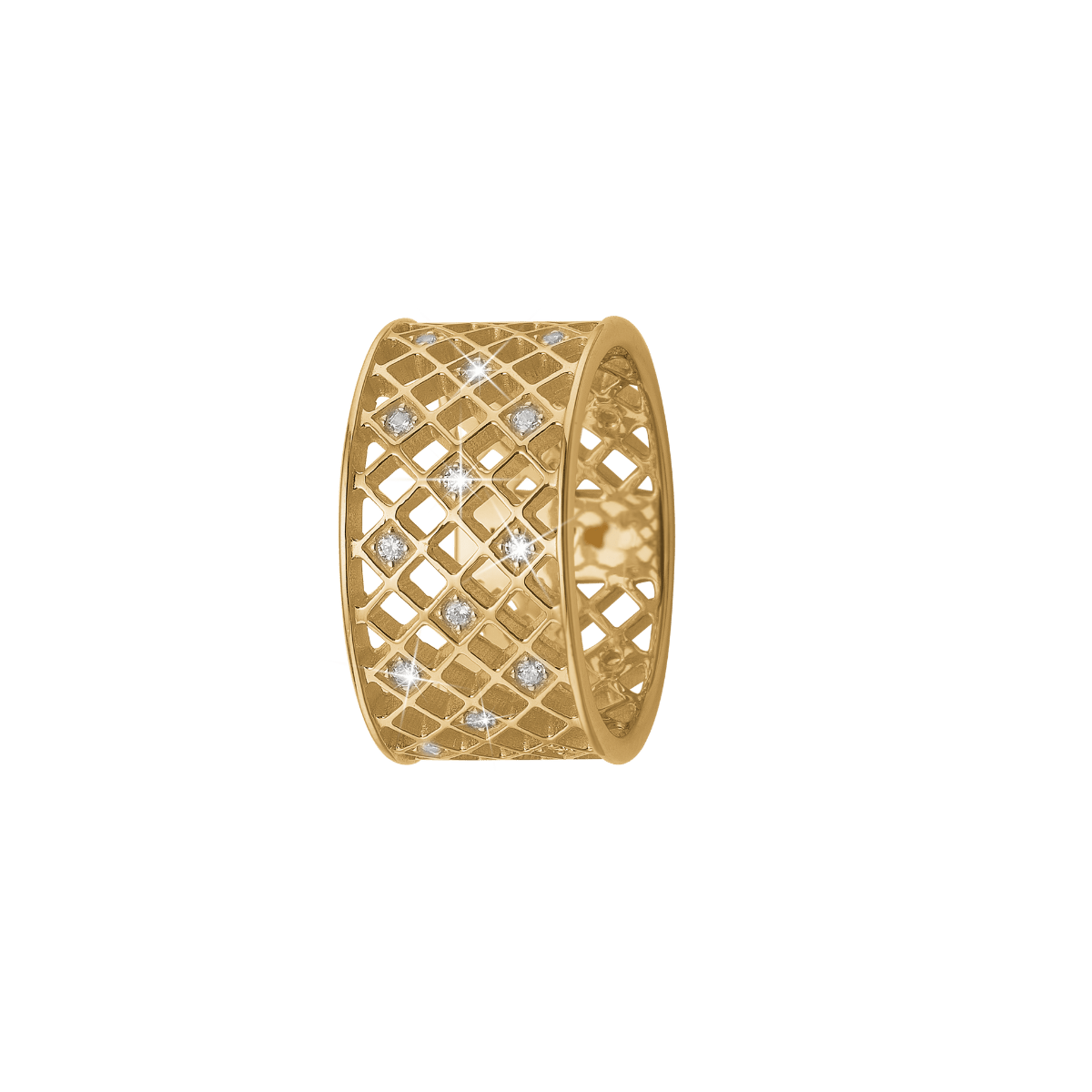 Ring, Harlekin, cz, forg sølv - Urma.dk