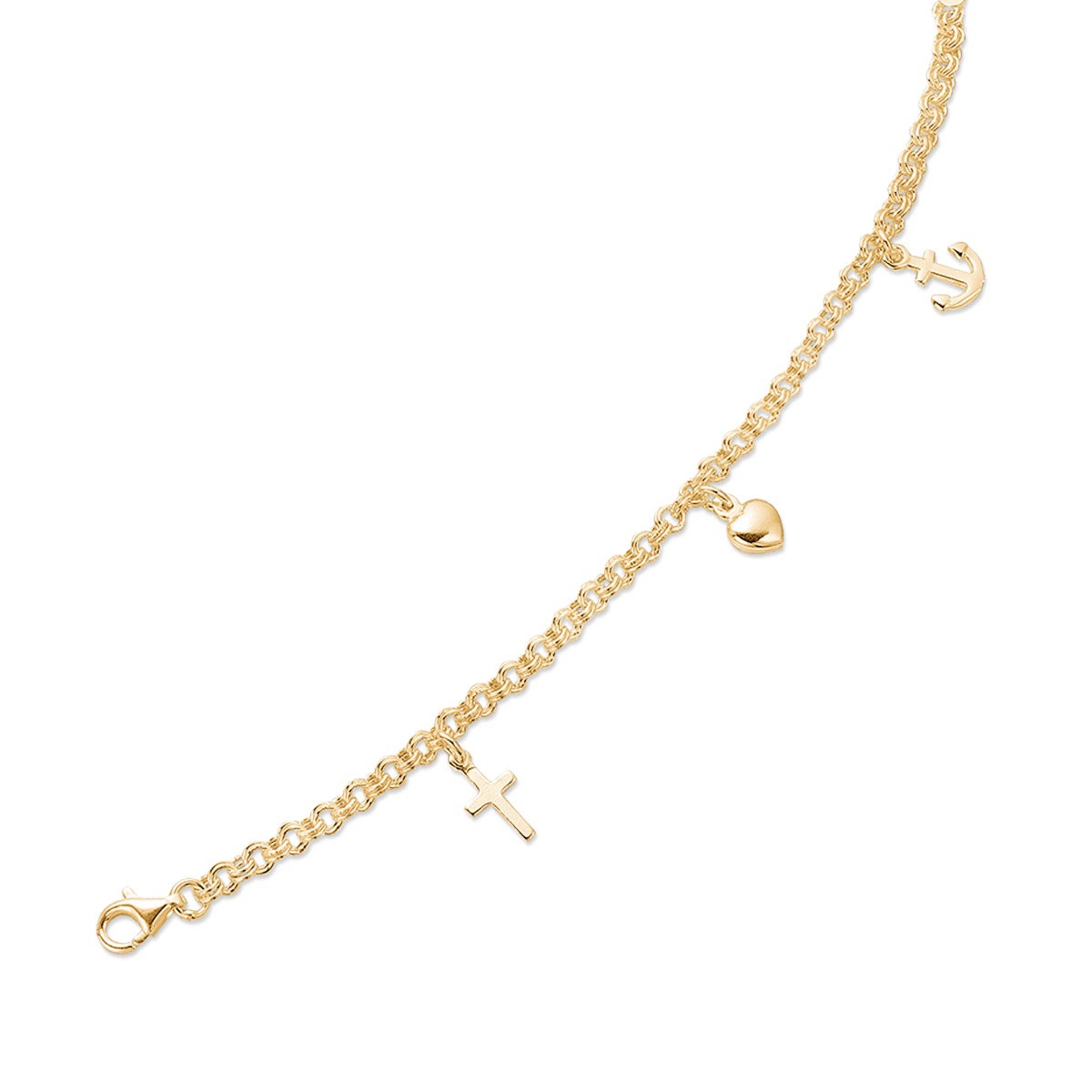 Sølvforgyldt armbånd