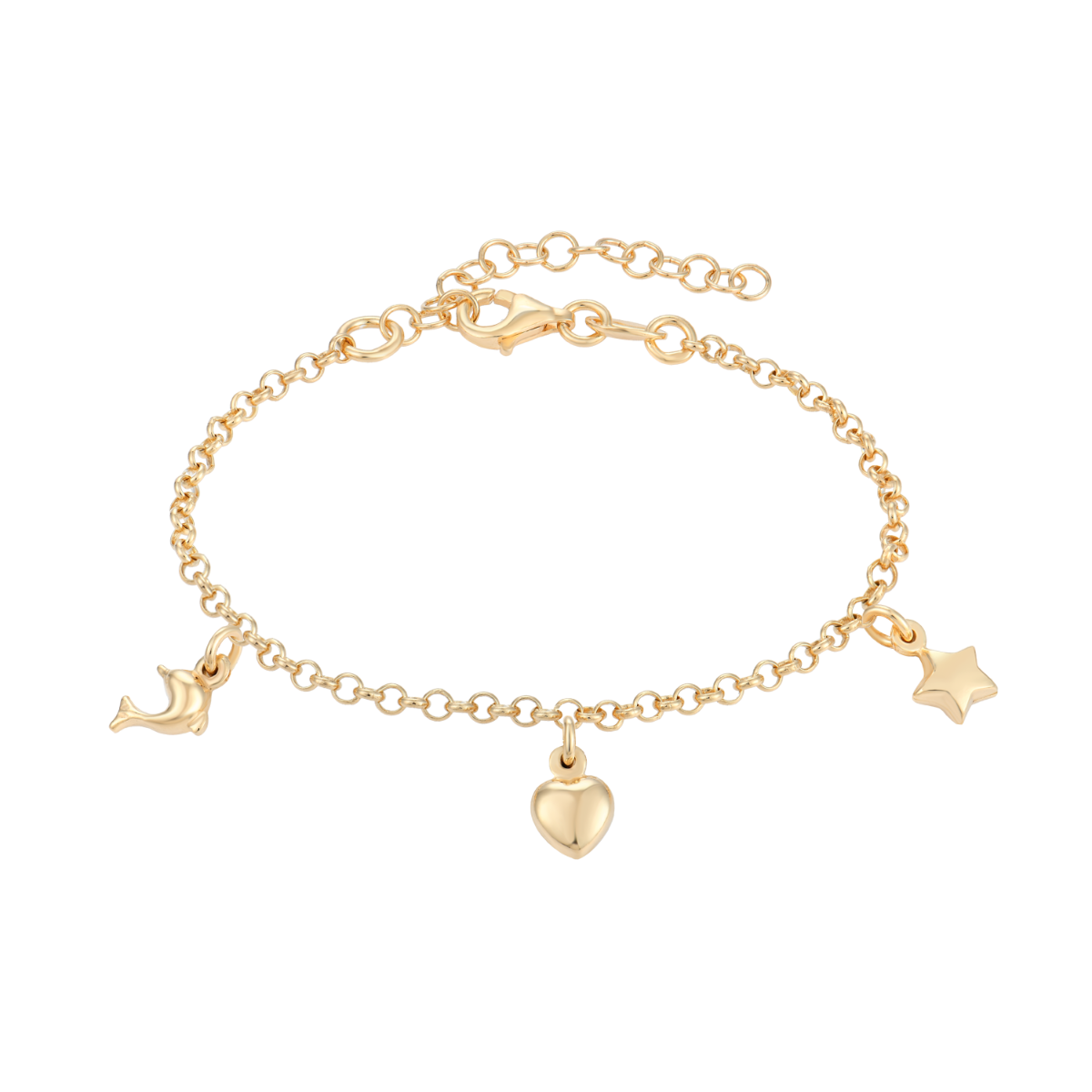 Sølvforgyldt armbånd