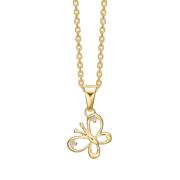 Sølvforgyldt halskæde