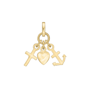 Sølvforgyldt vedhæng