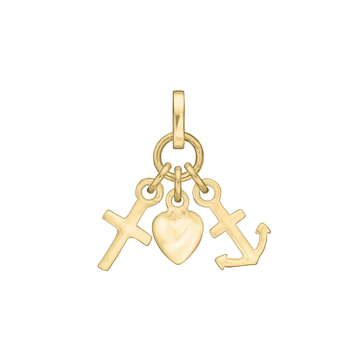 Sølvforgyldt vedhæng