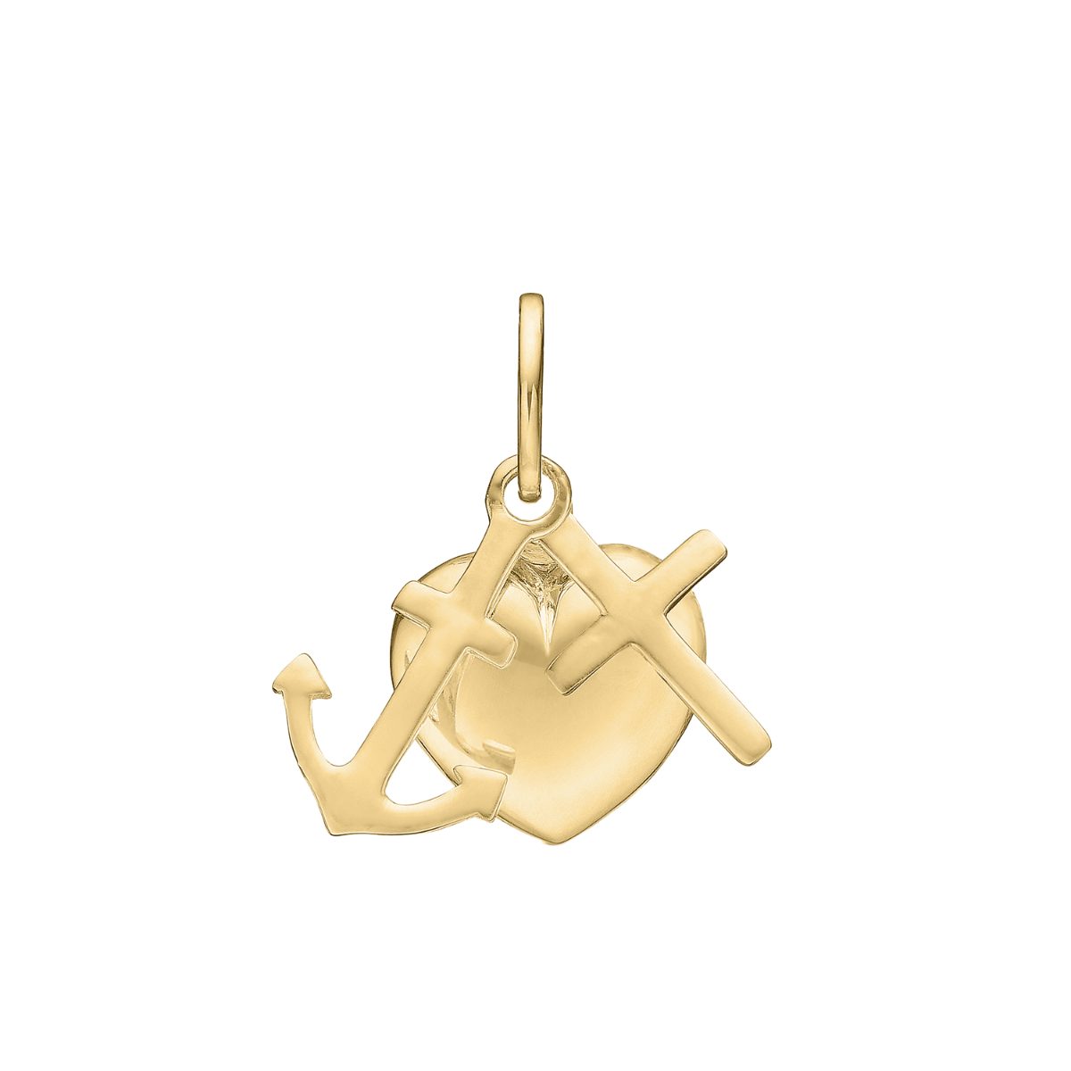 Sølvforgyldt vedhæng