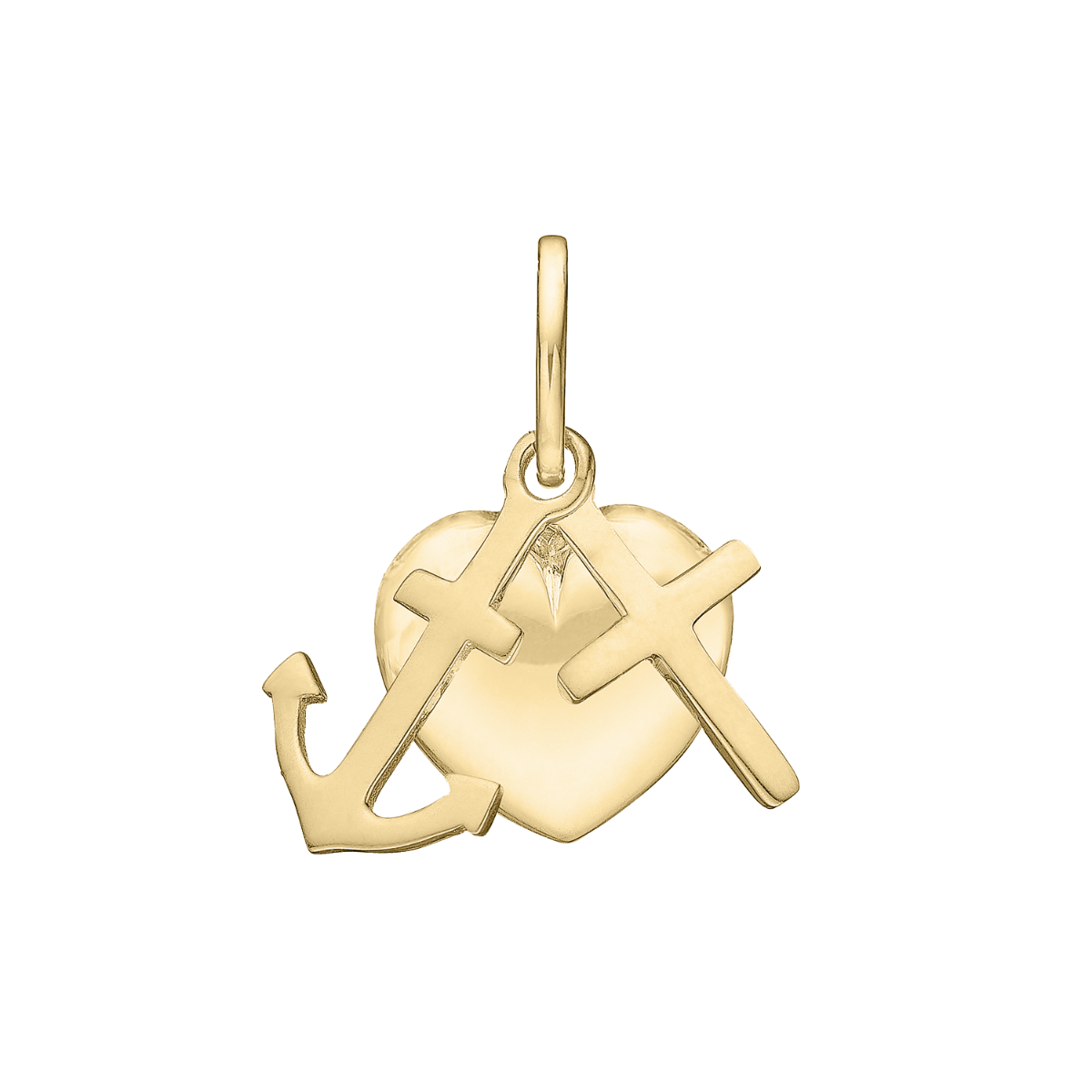 Sølvforgyldt vedhæng