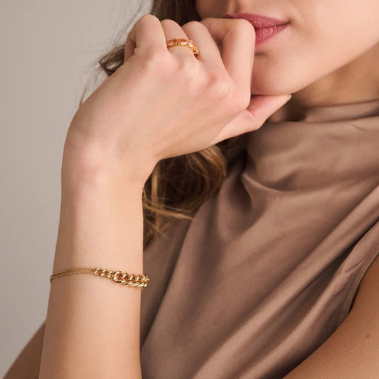Sif 18 karat forgyldte Armbånd Oria SJ - B2460 - YG - Urma.dk