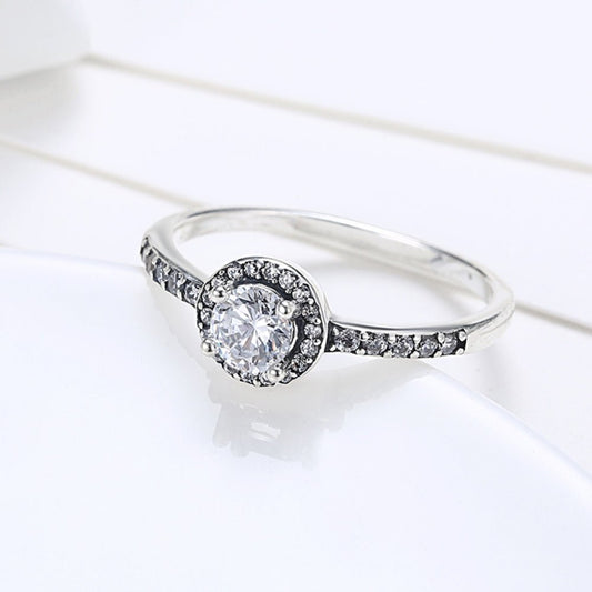 Sølv ring med zirconia - Urma.dk