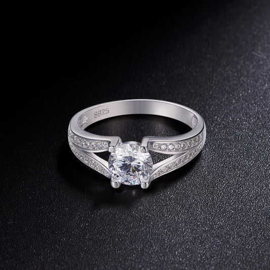Sølv ring med zirconia stene - Urma.dk