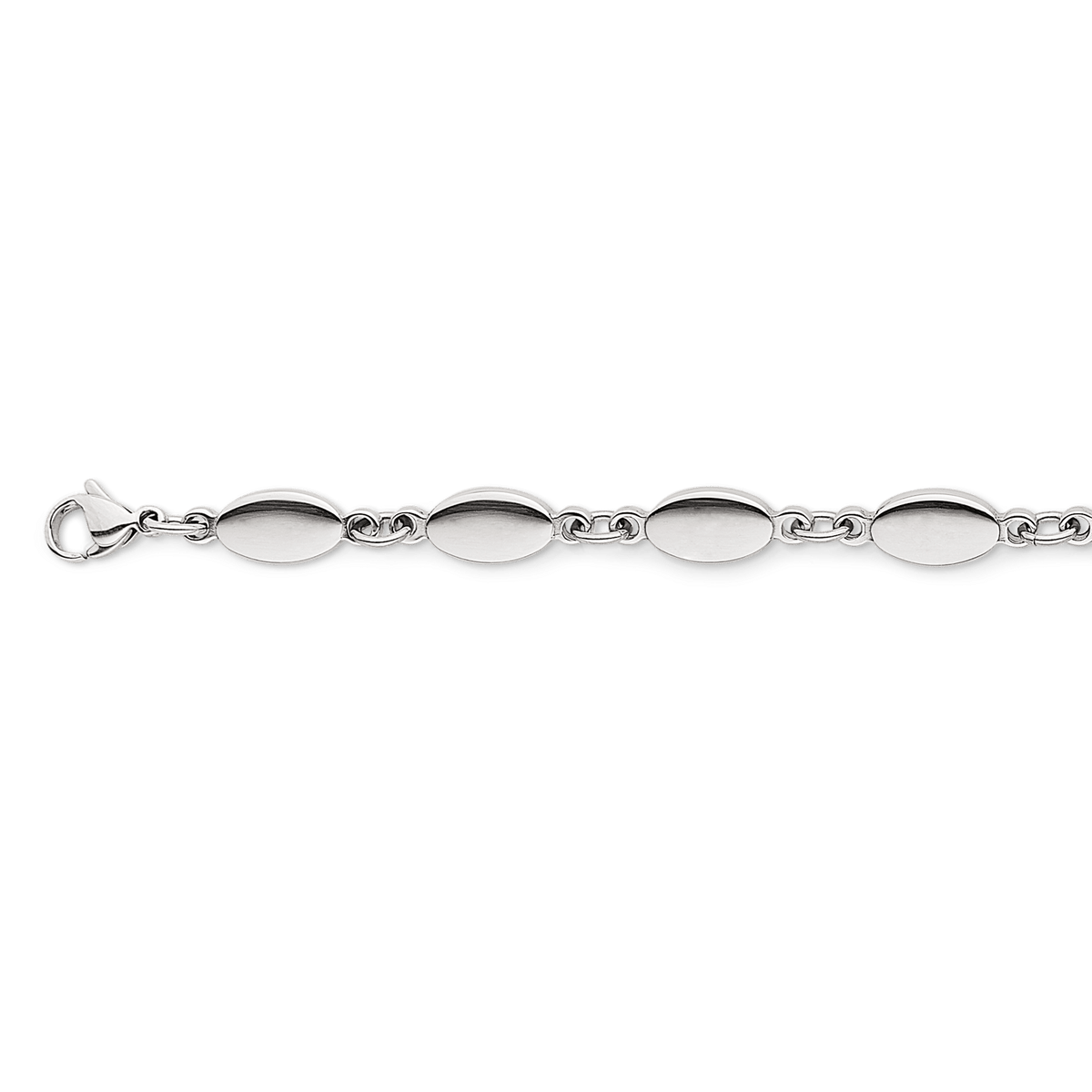 Stål armbånd oliven - Urma.dk