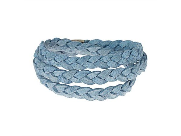 Story armbånd, ruskind, blå