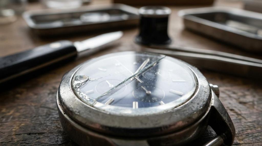 Urma: Reparation af Festina ur og udskiftning af glas