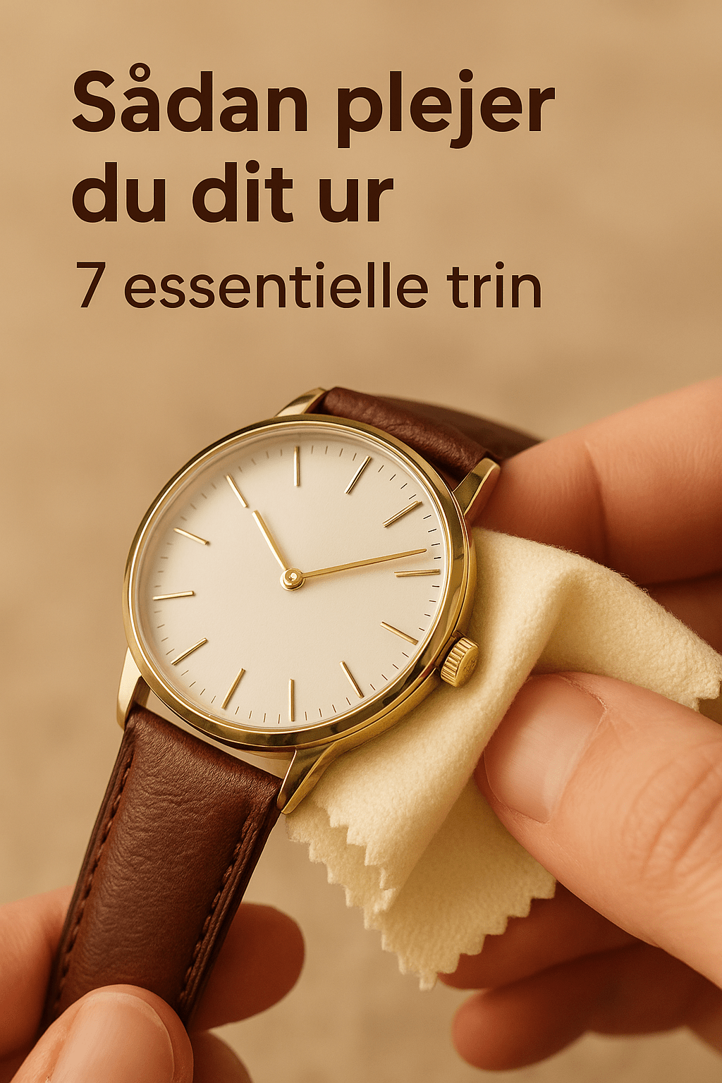 Sådan plejer du dit ur – 7 tips til rengøring, vedligeholdelse og service