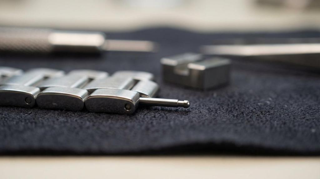 Udskiftning og tilpasning af urrem: læder, mesh og stål