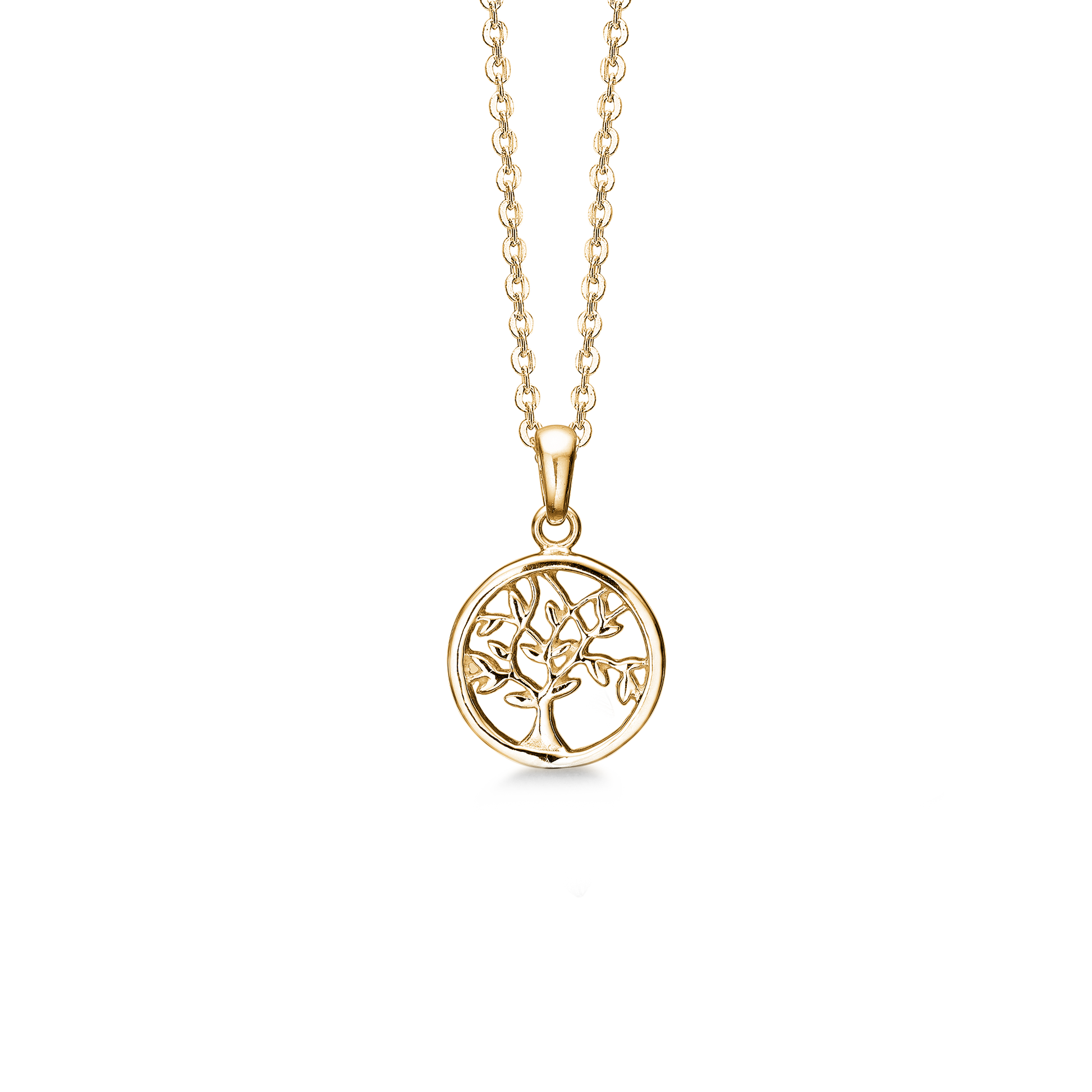 FORG.  SØLV COLLIER LIVETSTRÆ 45CM