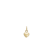 8KT VEDHÆNG HJERTE 6,5 x 6 mm