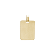 8KT VEDH. GRAVØRPLADE 15,5 x 21 mm
