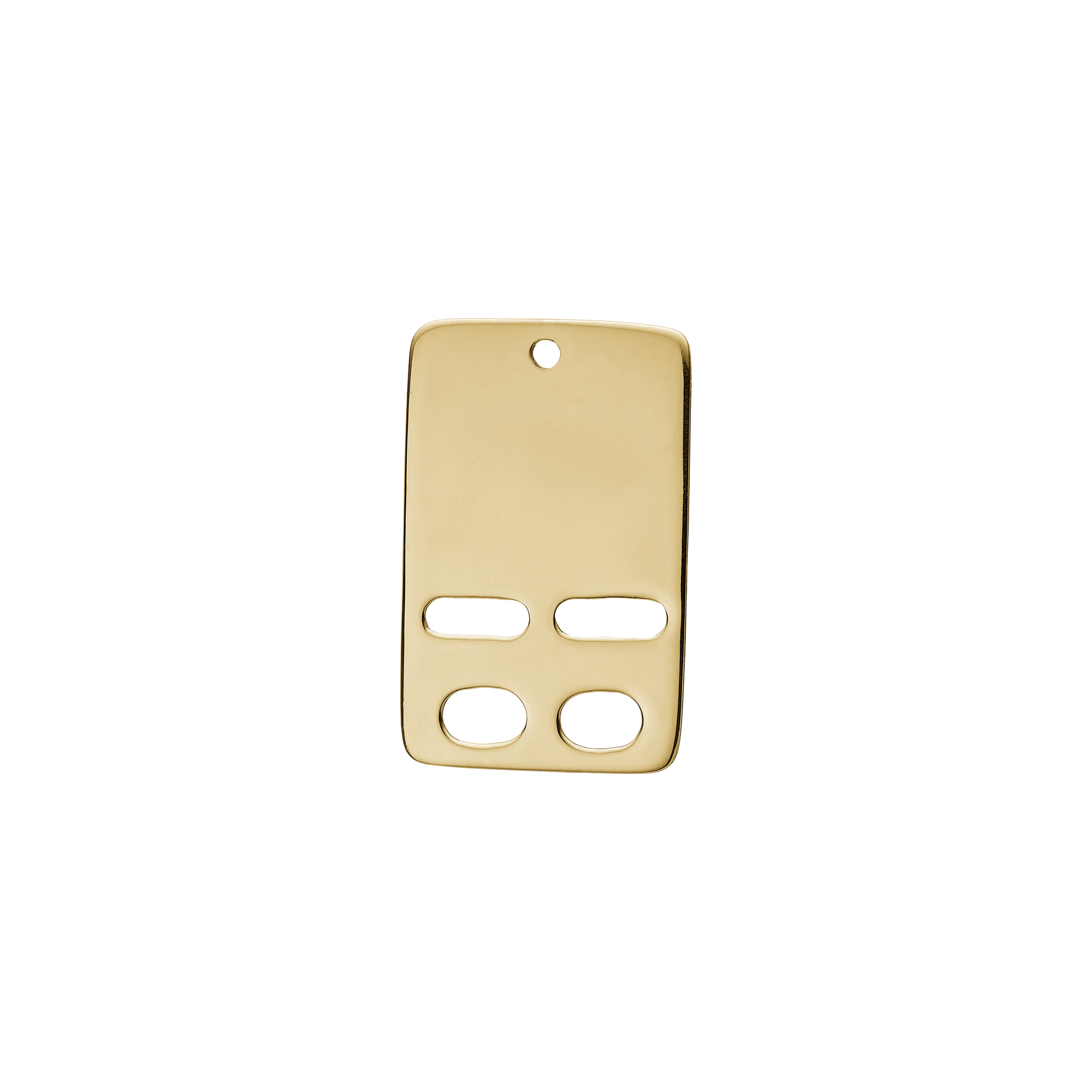 8KT VEDH. GRAVØRPLADE 14 x 22 mm