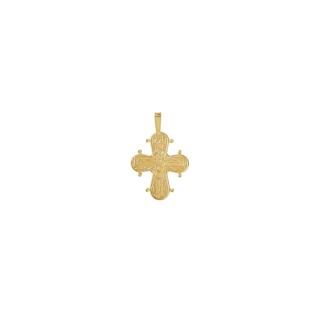 Dagmarkors i 8 karat guld med fadervor - 18,5 x 21 mm