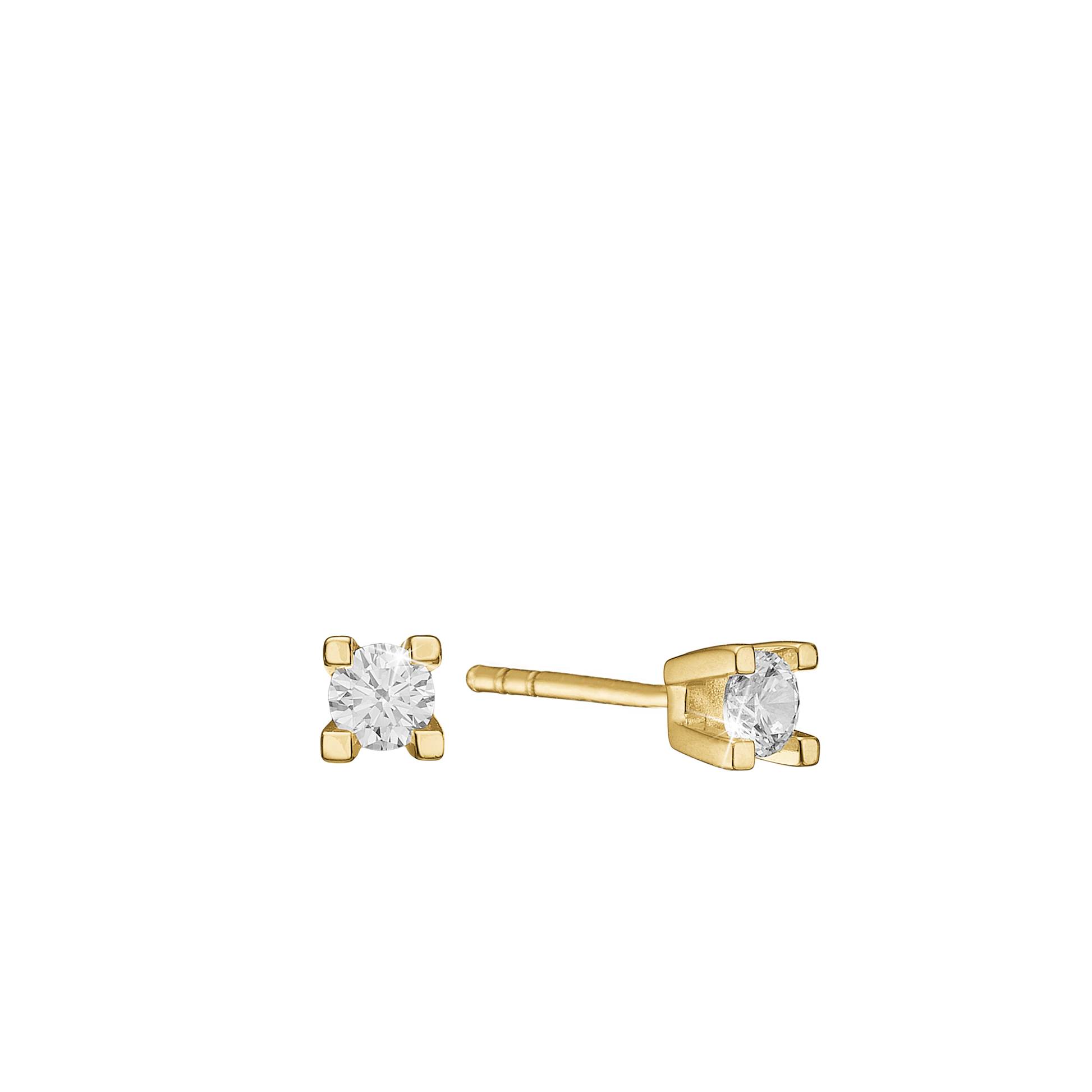 ETERNITY 8KT ØRESTIK 2X0,05CT WSI 4/GRAB