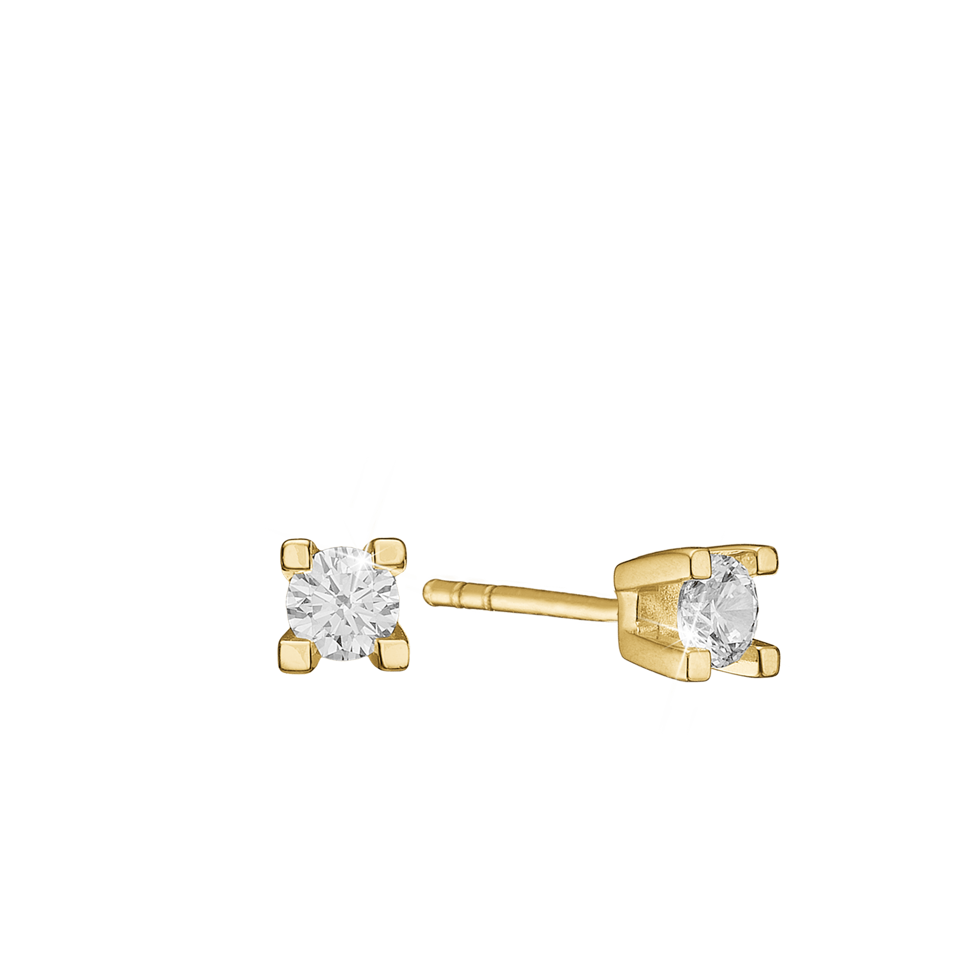 ETERNITY 14KT ØRESTIK 2X0,20CT WSI 4/GRA