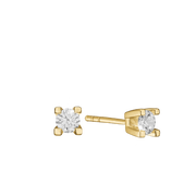 ETERNITY 14KT ØRESTIK 2X0,25CT WSI 4/GRA