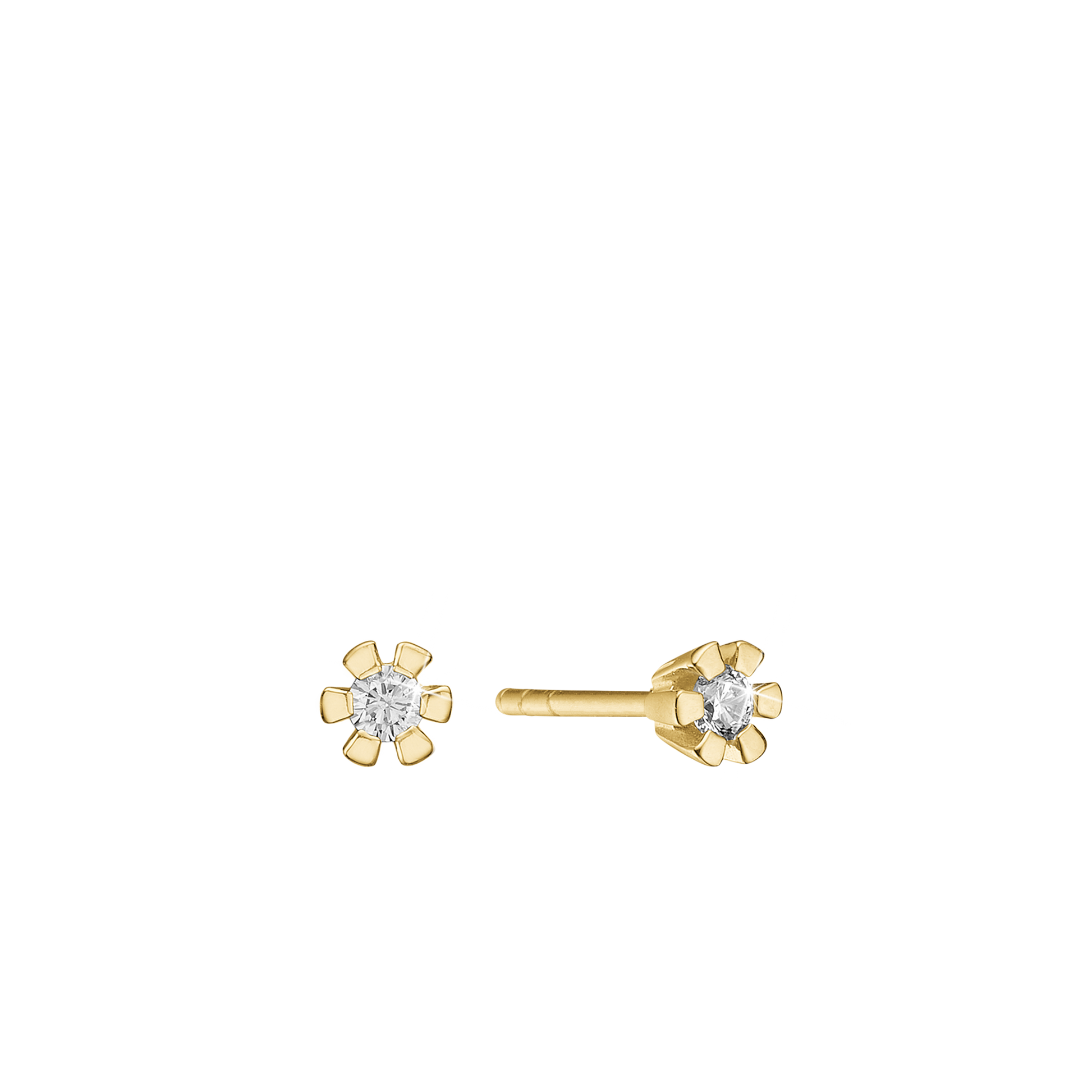 ETERNITY 14KT ØRESTIK 2X0,10CT WSI