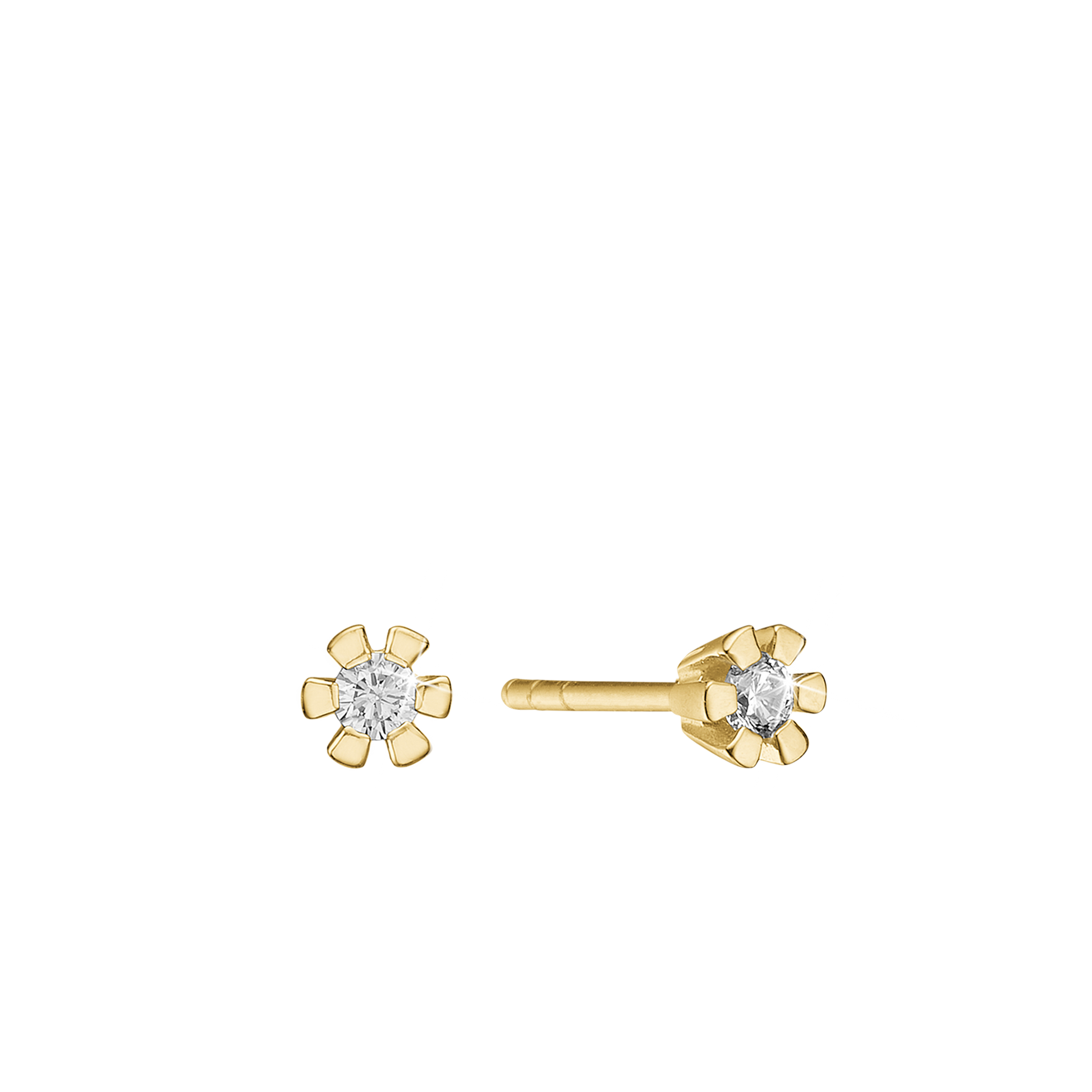 ETERNITY 14KT ØRESTIK 2X0,20CT WSI