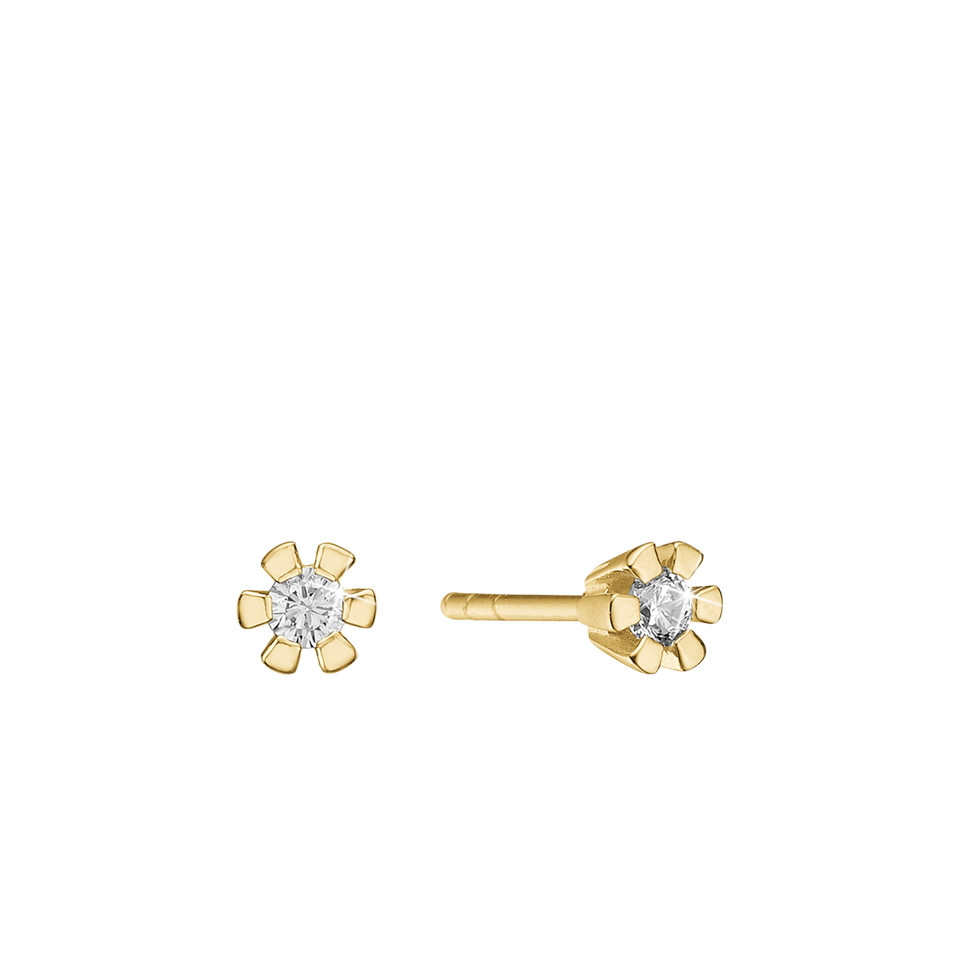 ETERNITY 14KT ØRESTIK 2X0,25CT WSI
