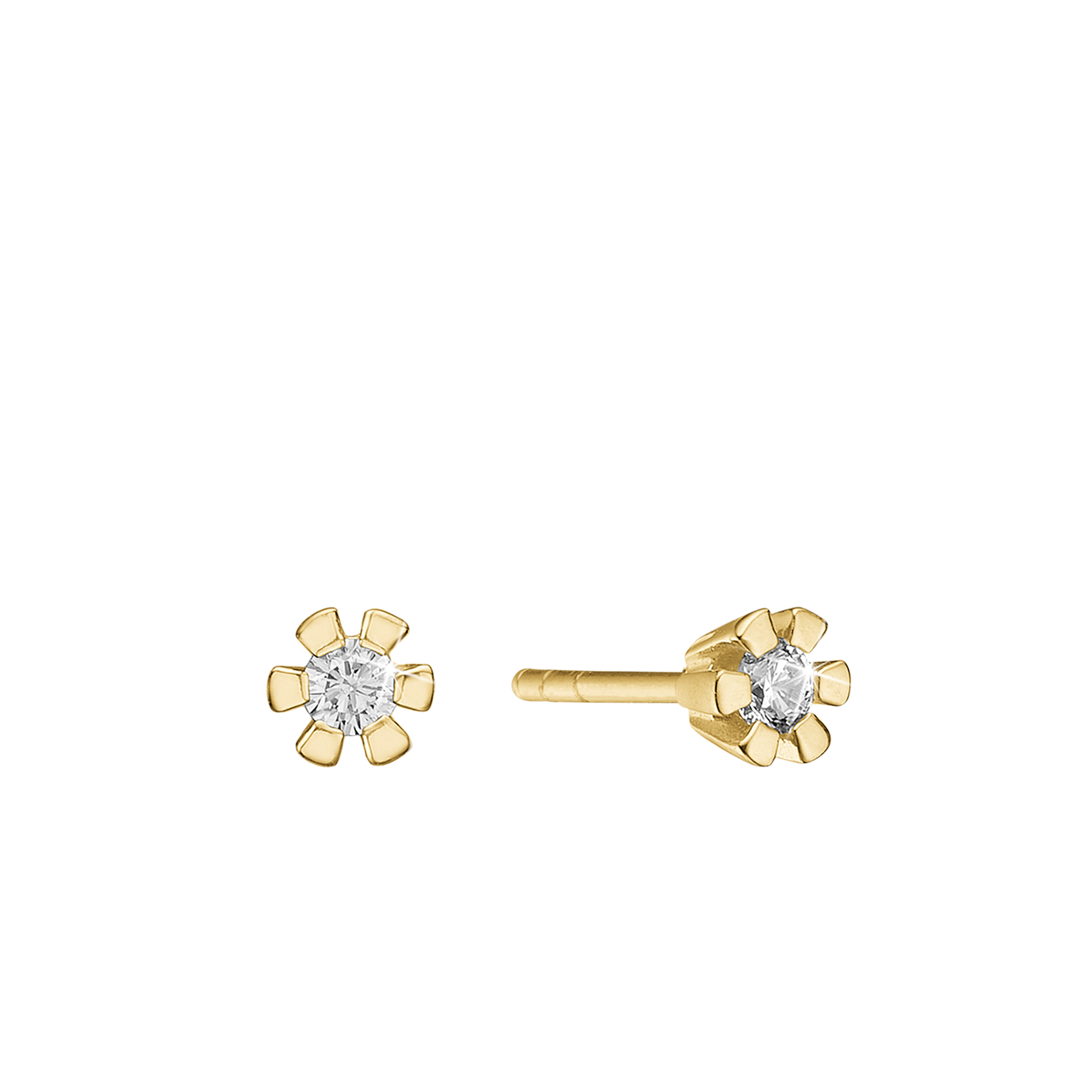 ETERNITY 14KT ØRESTIK 2X0,30CT WSI