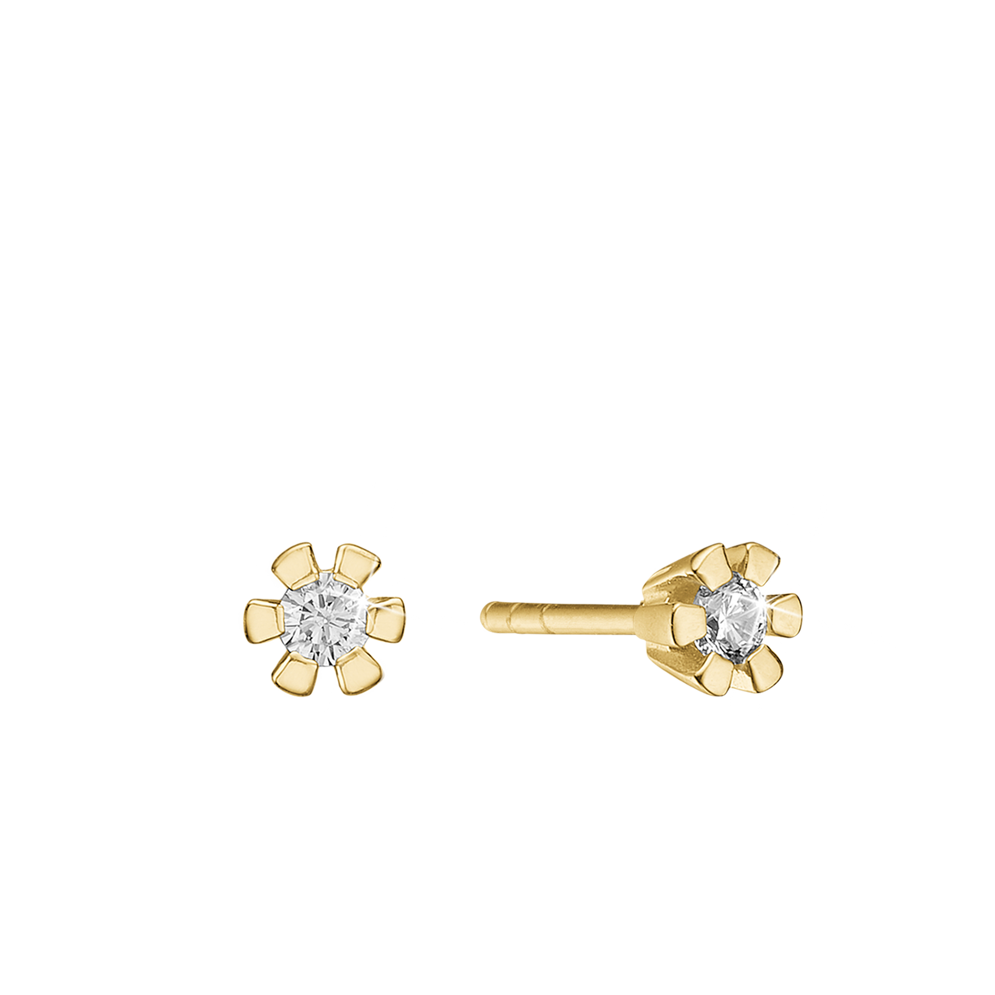 ETERNITY 14KT ØRESTIK 2X0,35CT WSI