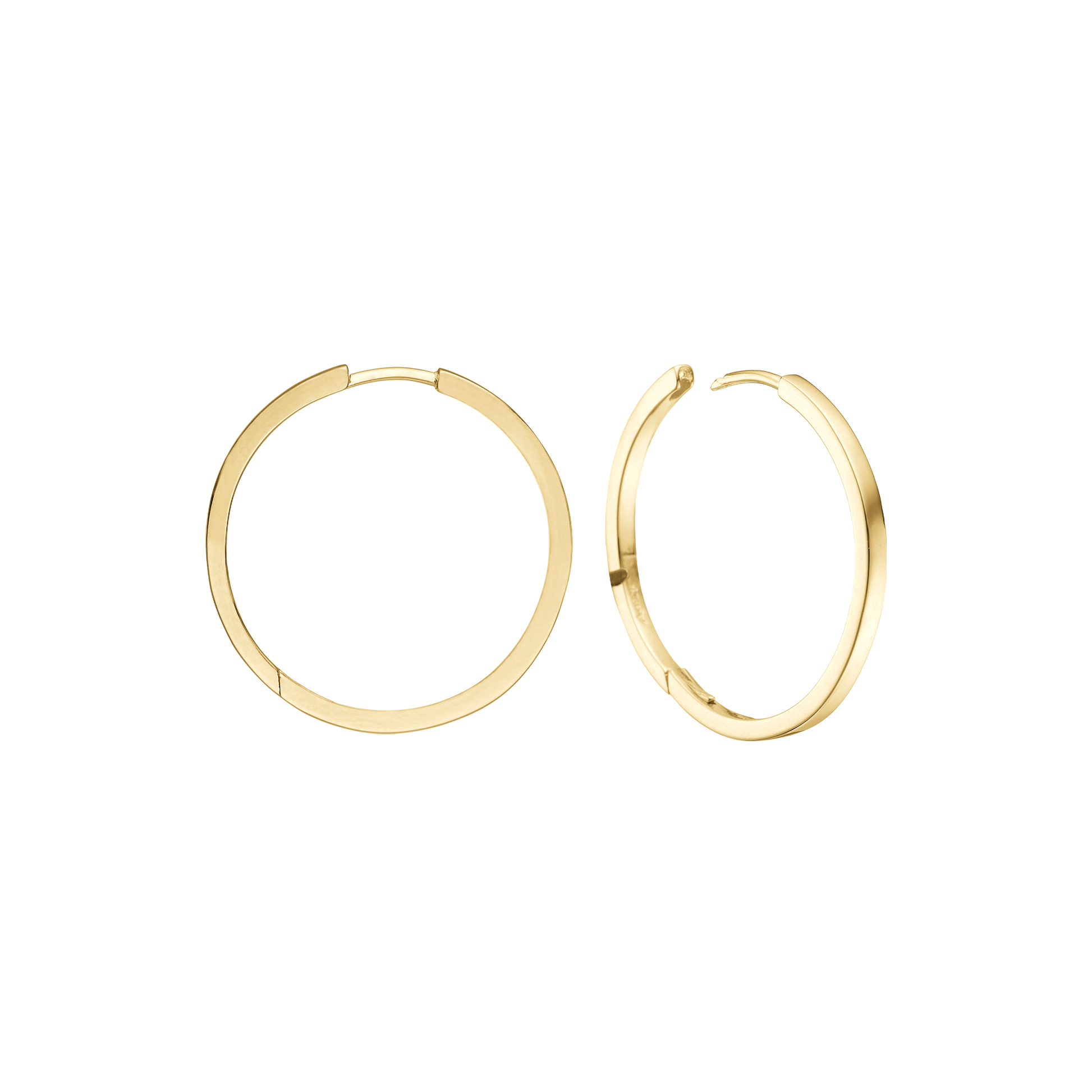 8KT CREOL  20MM, TRÅD 1,9MM M/KLAPLÅS