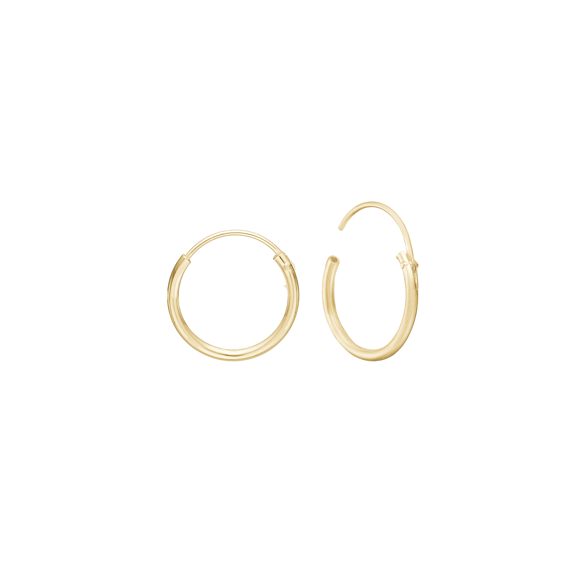 8KT CREOL 12,5 MM, TRÅD 1,2MM M/vippelås