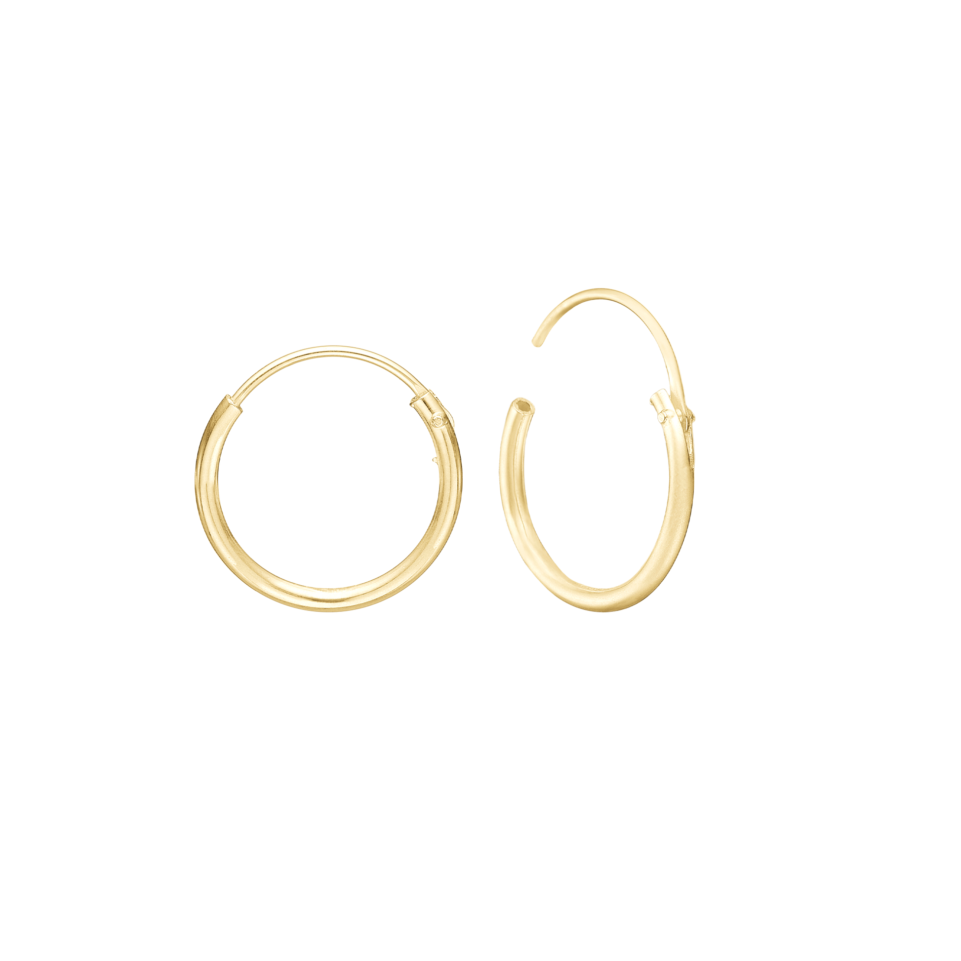 8KT CREOL 14,5 MM, TRÅD 1,2MM M/VIPPELÅS