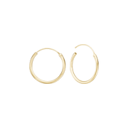 8KT CREOL 17,5 MM, TRÅD 1,2MM M/VIPPELÅS