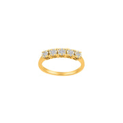 14kt. guldring m/dia. 0.24ct W/SI