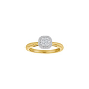 14kt. guldring m/dia. 0.23ct W/SI