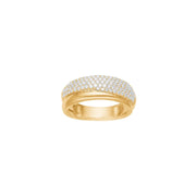 14kt. guldring m/dia. 0.525ct W/SI